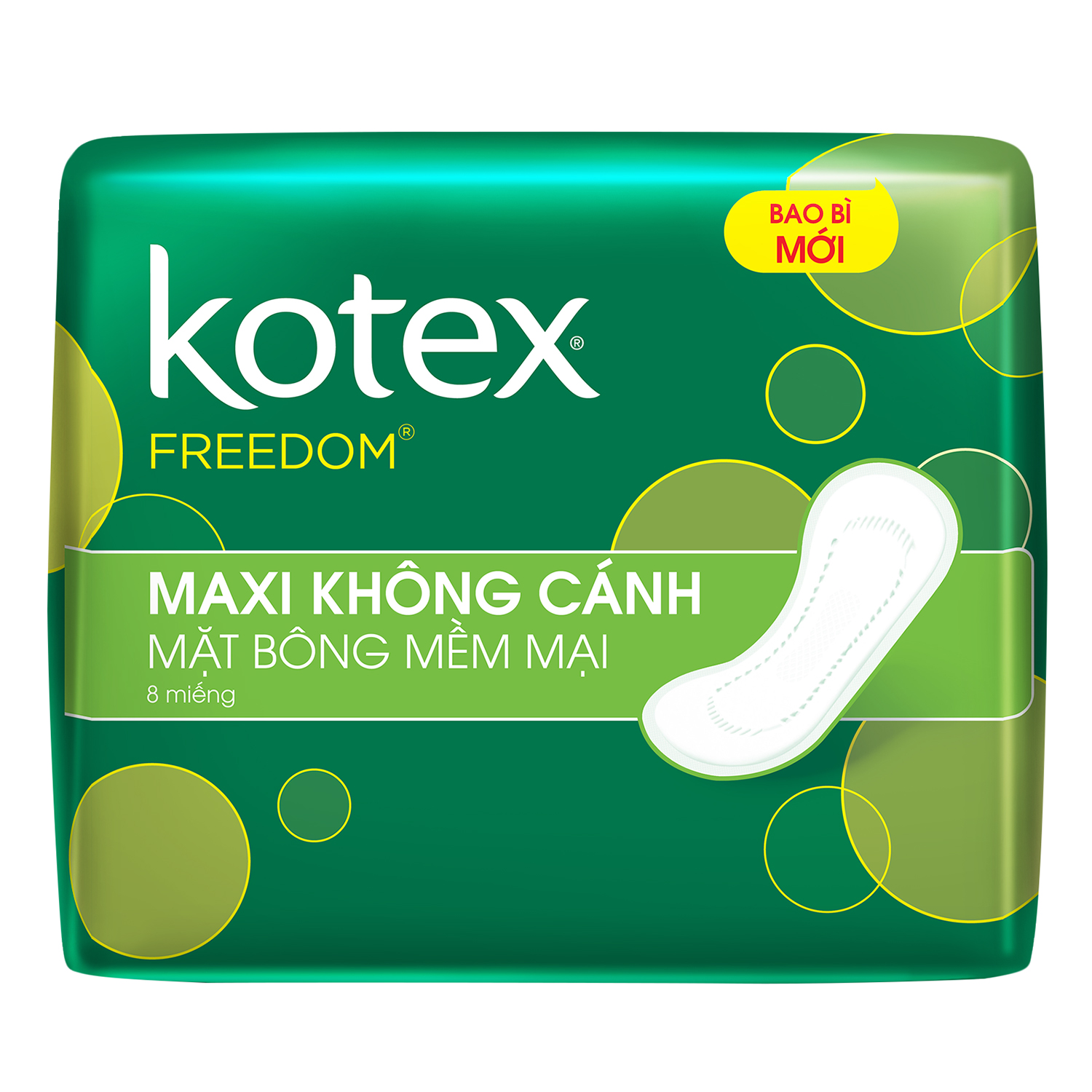 Băng Vệ Sinh Kotex Freedom Bông Mềm Mại - Maxi Không Cánh 8