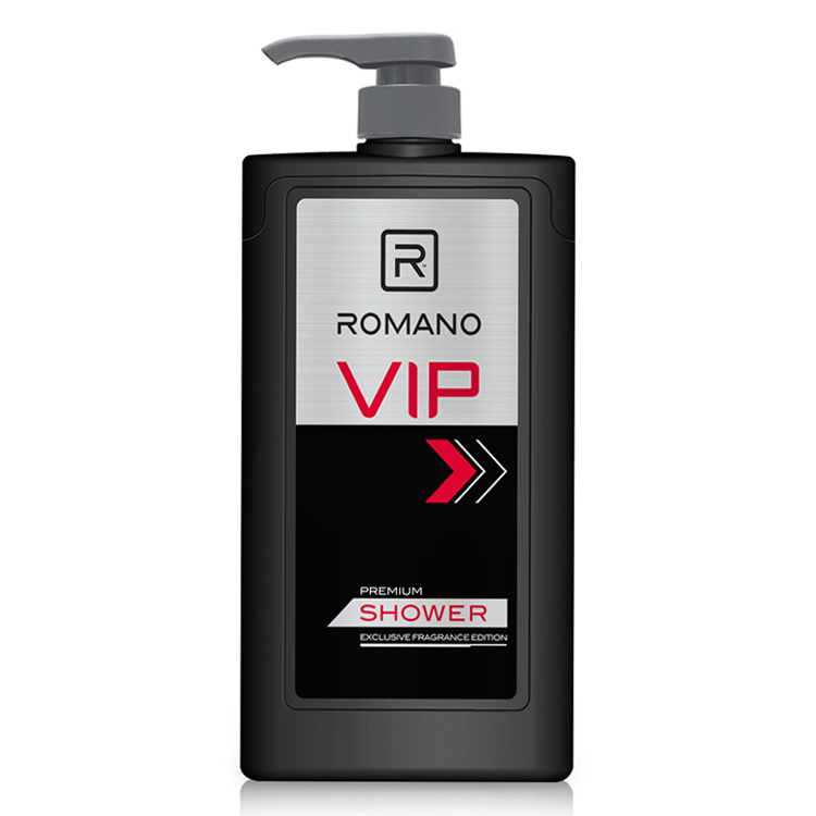 Sữa Tắm Cao Cấp Romano Vip 650g - Tặng Lăn Khử Mùi Romano Vip 400ml