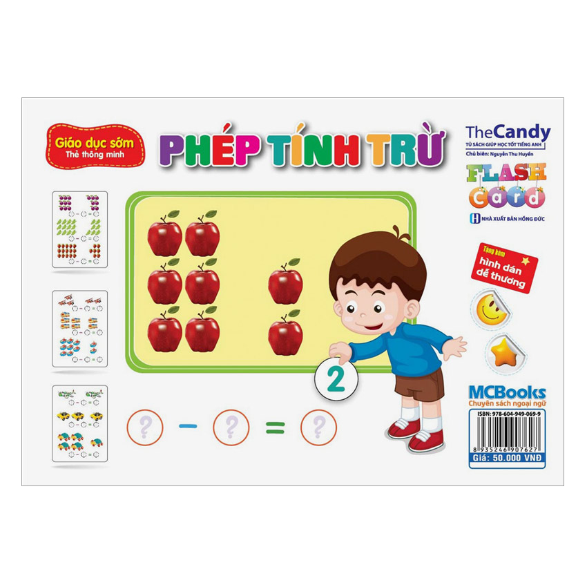 Flashcard Bé Học Chữ Cái - Phép Cộng - Trừ Chuẩn Phương Pháp Glenn Doman (Tặng Truyện Song Ngữ Anh - Việt 60k)