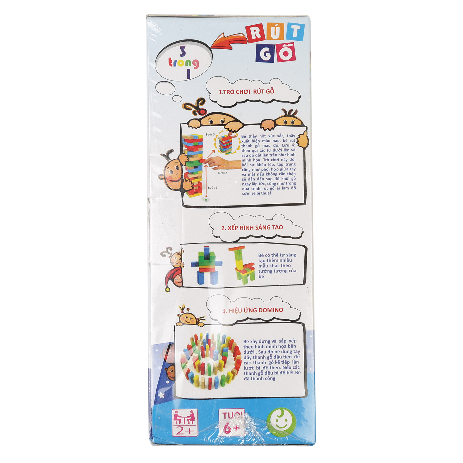 Rút gỗ màu mini Edugames GA635