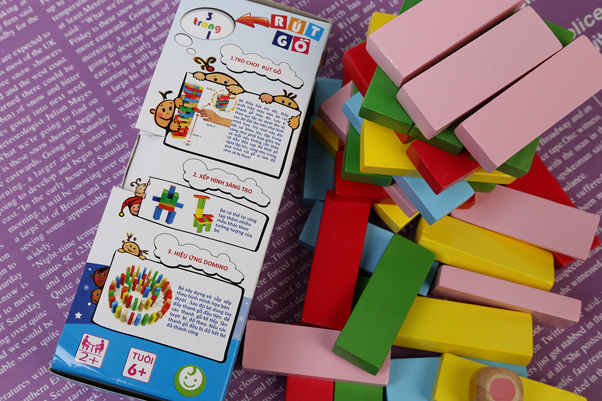 Rút gỗ màu mini Edugames GA635