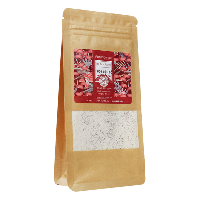 Bột Đậu Đỏ Dưỡng Trắng Da Milaganics 100g