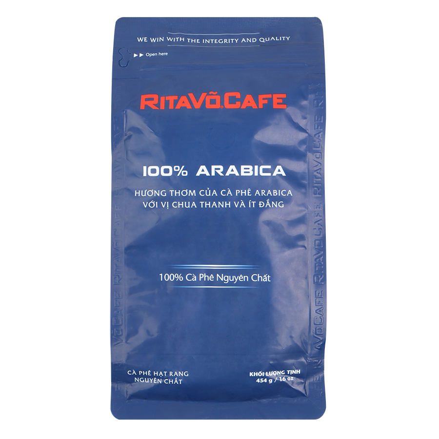 Cà phê hạt rang Rita Võ Cafe Arabica 500g