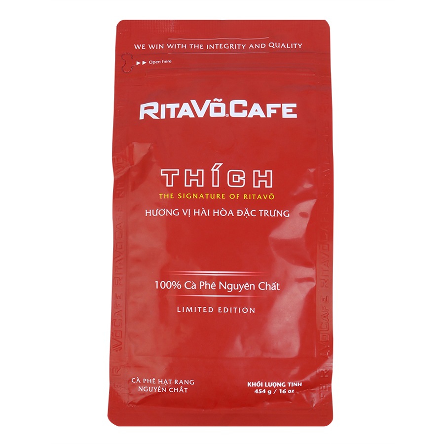 Cà phê hạt rang Rita Võ Cafe Thích 500g