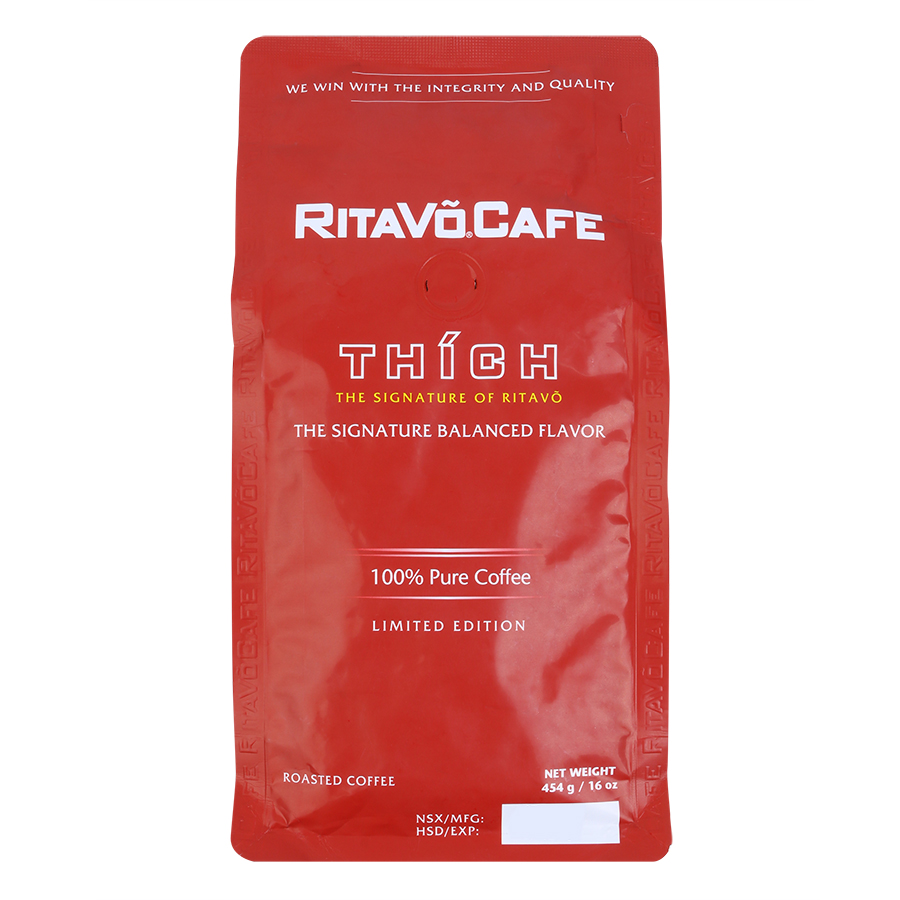 Cà phê hạt rang Rita Võ Cafe Thích 500g