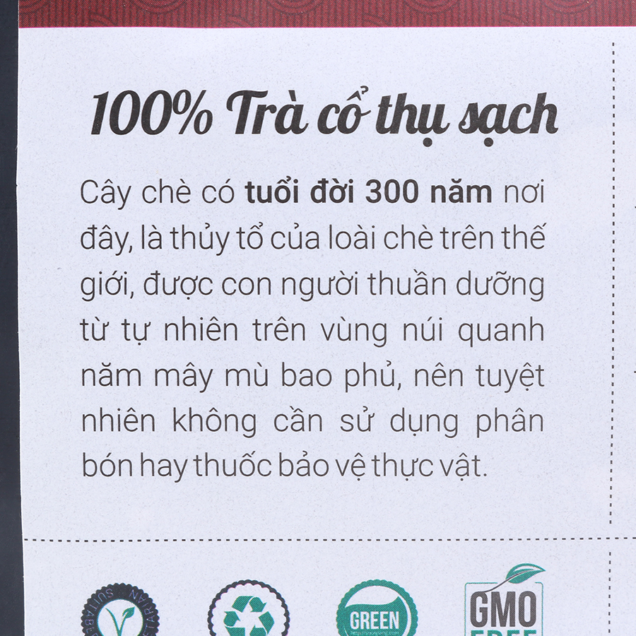 Combo 2 Gói Trà Thượng Hạng - Tuyết Shan Cổ Thụ Trà (250g / Gói)