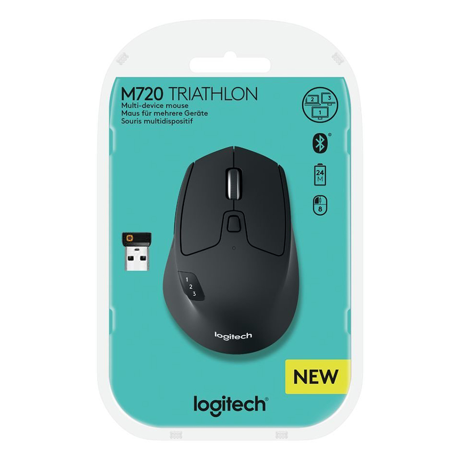 Chuột Không Dây Logitech M720 Triathlon - Hàng Chính Hãng