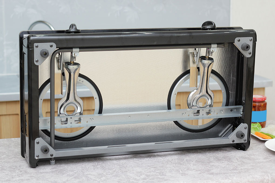 Bếp Gas Dương Rinnai RV-3715GL - Đen - Hàng Chính Hãng