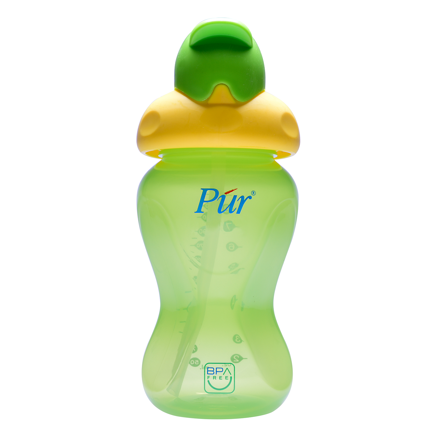 Bình ống hút có nắp bật Pur PUR9005 - 250ml