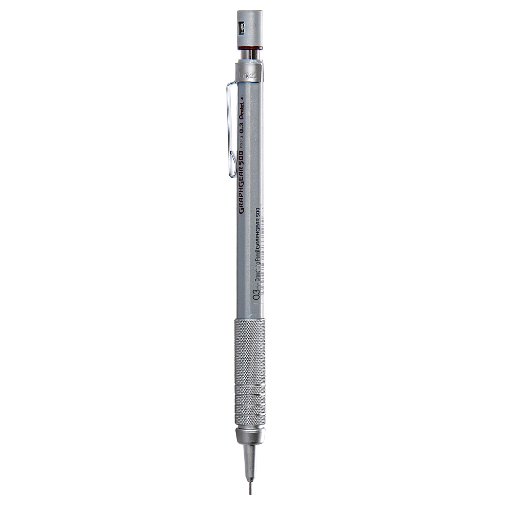 Bút Chì Kim Kỹ Thuật Bấm Inox Pentel 0.3mm - PG513-E