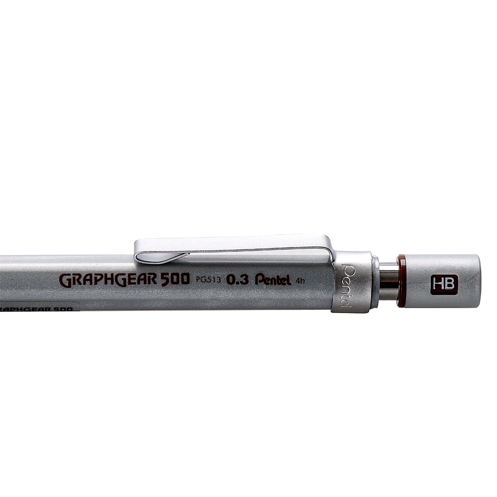 Bút Chì Kim Kỹ Thuật Bấm Inox Pentel 0.3mm - PG513-E