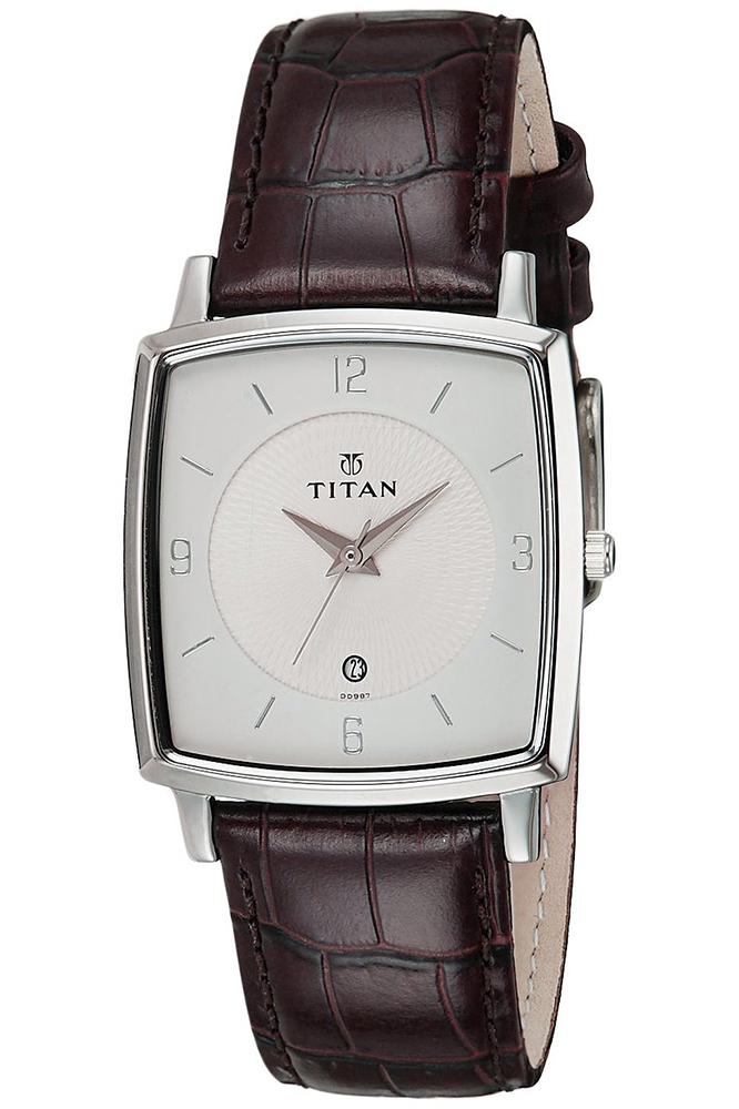 Đồng Hồ Nam Dây Da Titan 9159SL01