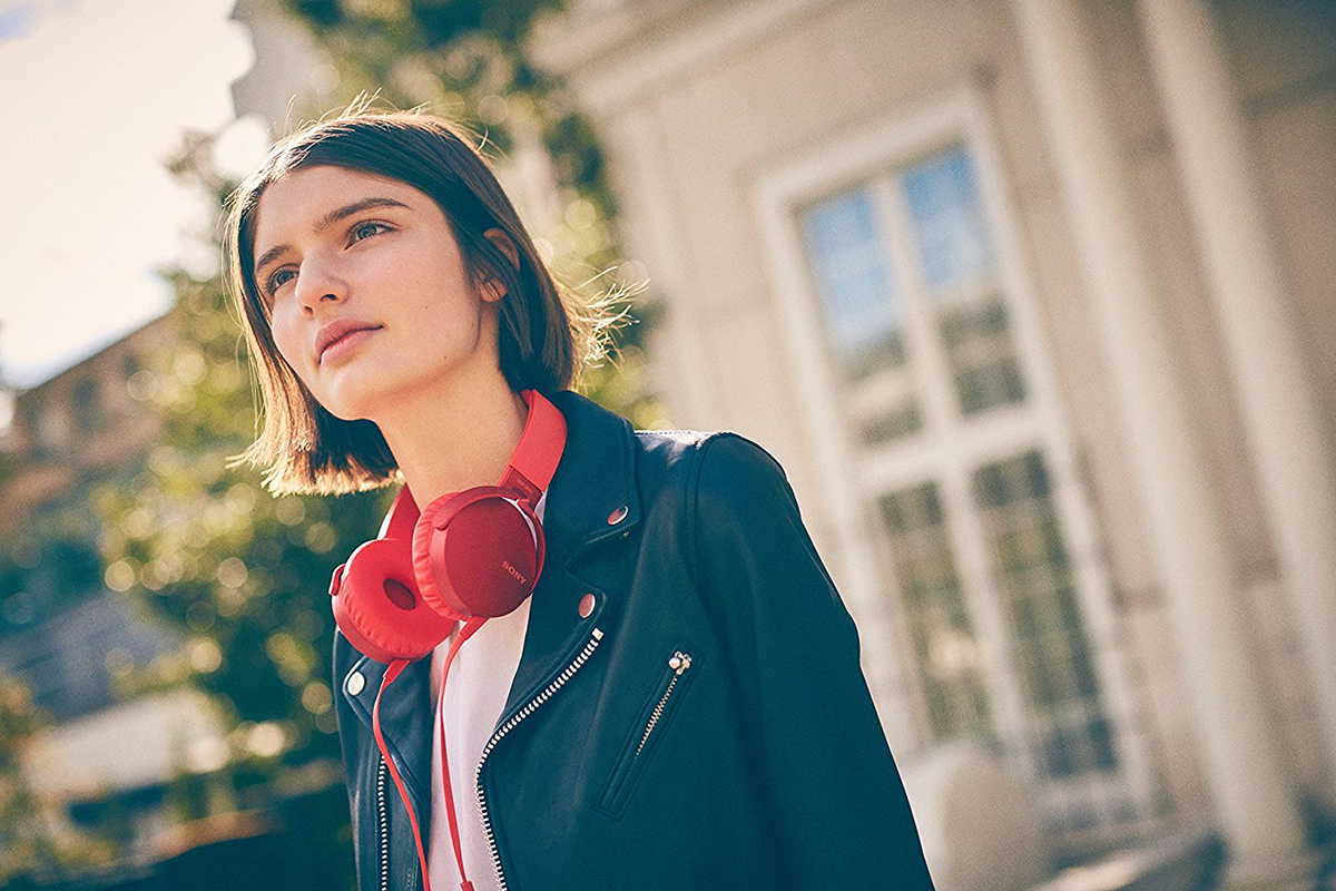 Tai Nghe Chụp Tai Sony ExtraBass MDR-XB550AP - Hàng Chính Hãng