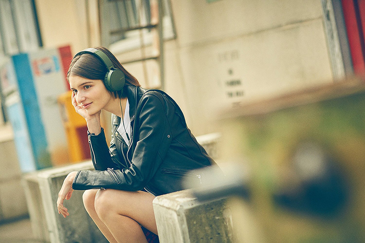 Tai Nghe Chụp Tai Sony ExtraBass MDR-XB550AP - Hàng Chính Hãng