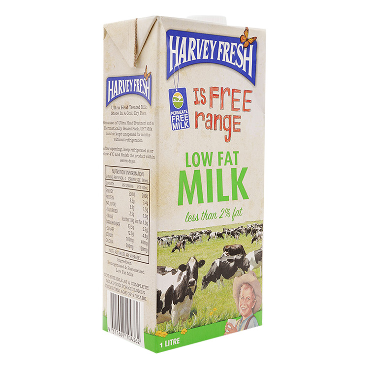 Sữa tươi tiệt trùng Harvey Fresh ít béo