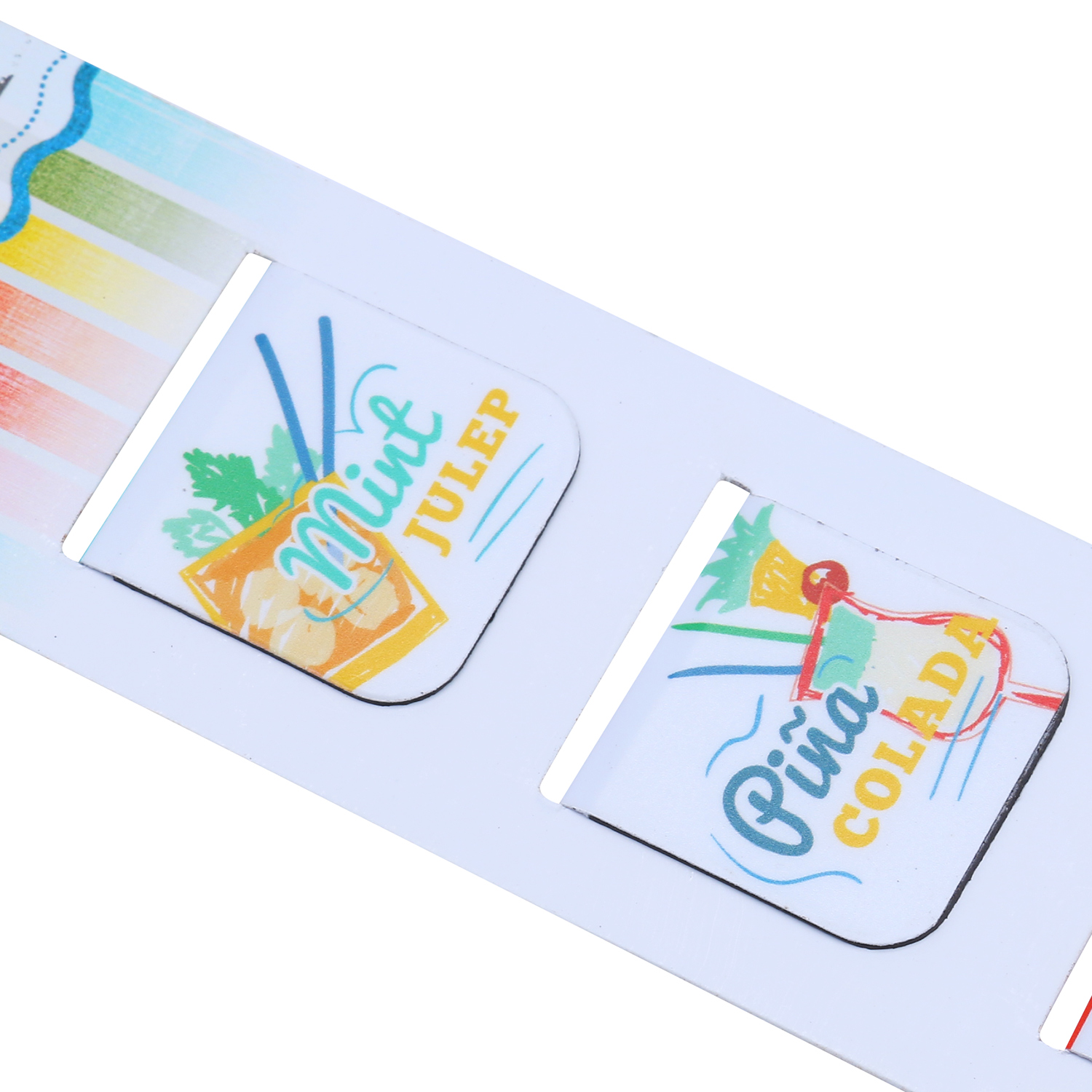 Bộ 3 Bookmark Nam Châm Kính Vạn Hoa - Fresh Summer