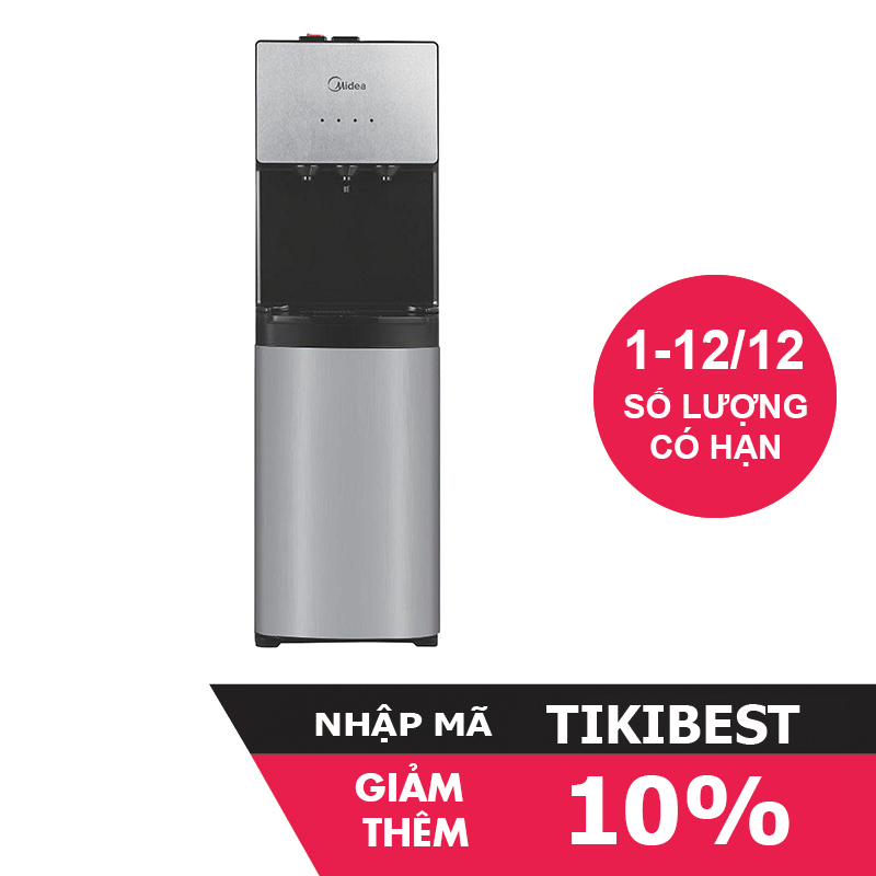 Cây Nước Nóng Lạnh Midea YL1566S - Xám - Hàng chính hãng