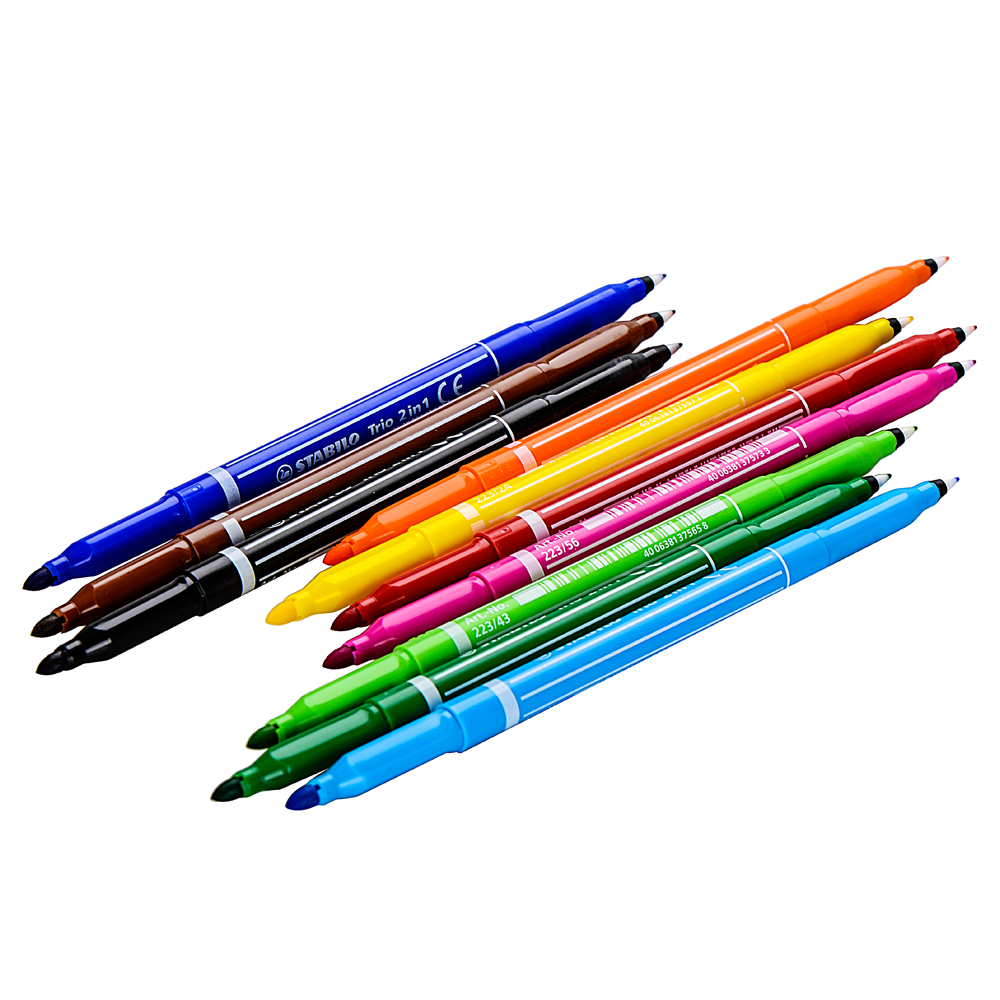7705279089161,62_156483,313000,tiki.vn,But-Nuoc-2-Dau-Stabilo-TriO-10-Mau-TR223-10C-62_156483,Bút Nước 2 Đầu Stabilo TriO (10 Màu) - TR223-10C Bút Nước 2 Đầu Stabilo TriO (10 Màu) - TR223-10C