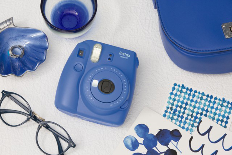 Máy Ảnh Selfie Lấy Liền Fujifilm Instax Mini 9 - Cobalt Blue - Hàng Chính Hãng