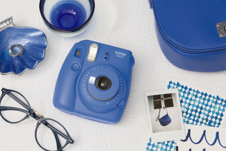 Máy Ảnh Selfie Lấy Liền Fujifilm Instax Mini 9 - Cobalt Blue - Hàng Chính Hãng