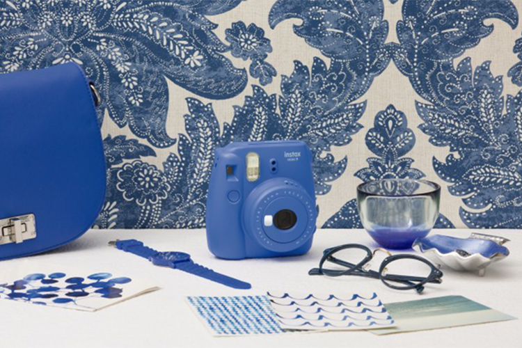 Máy Ảnh Selfie Lấy Liền Fujifilm Instax Mini 9 - Cobalt Blue - Hàng Chính Hãng