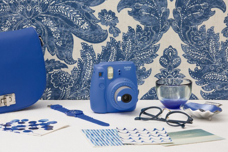 Máy Ảnh Selfie Lấy Liền Fujifilm Instax Mini 9 - Cobalt Blue - Hàng Chính Hãng