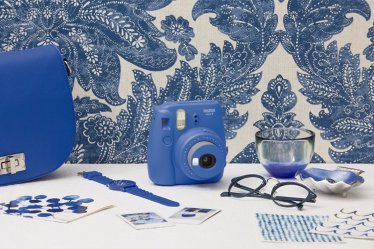 Máy Ảnh Selfie Lấy Liền Fujifilm Instax Mini 9 - Cobalt Blue - Hàng Chính Hãng