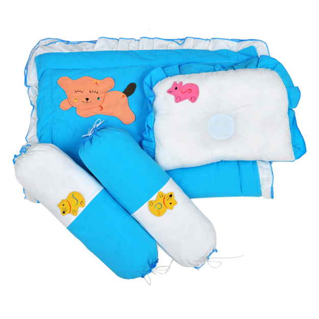 Bộ Gối Xốp Nằm, 2 Gối Ôm Và Nệm Cho Bé Sơ Sinh Nanio A0210