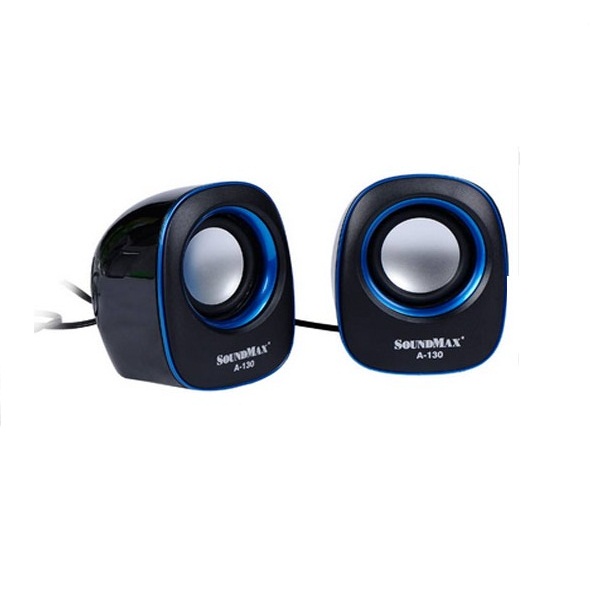 Loa Vi Tính SoundMax A-130/2.0 6W  - Hàng Chính Hãng