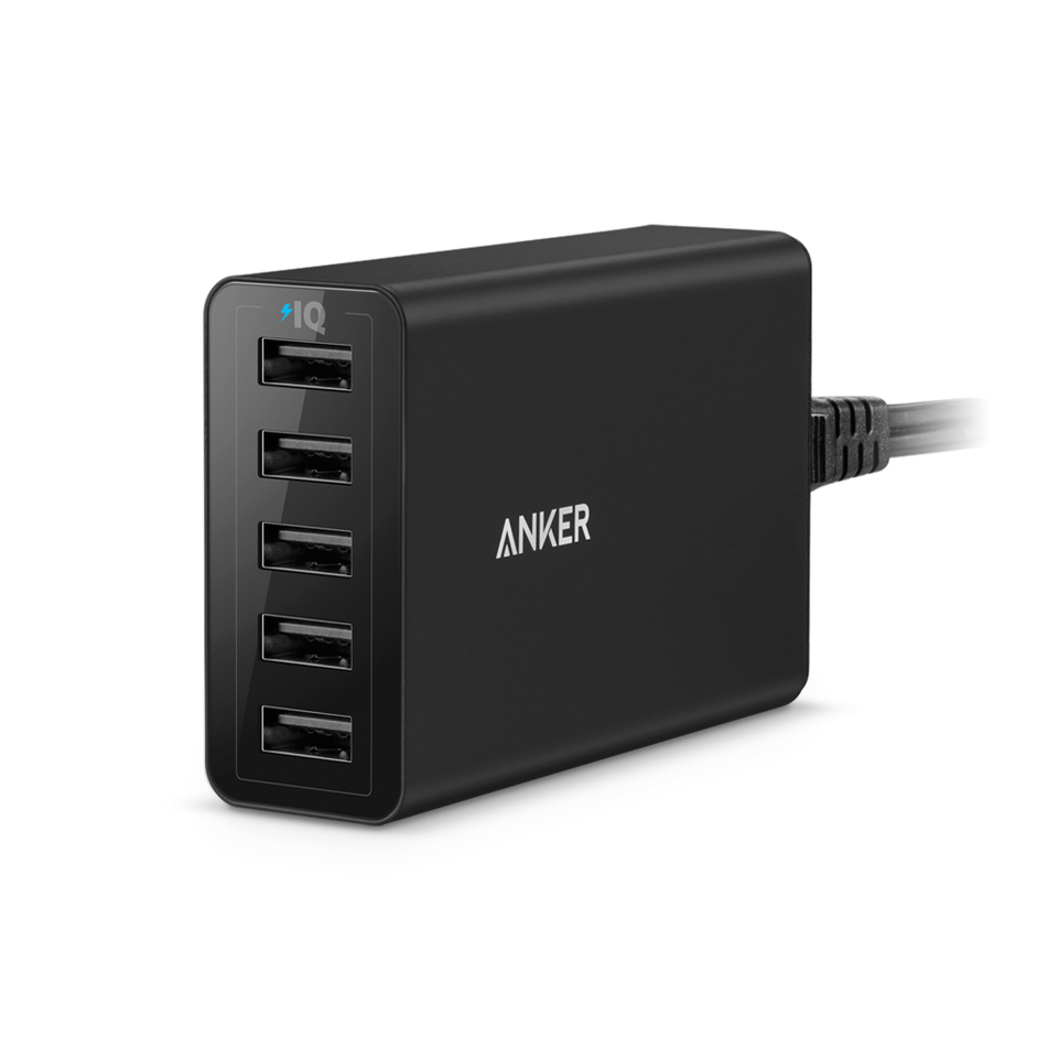 Adapter Sạc 5 Cổng Anker PowerPort 40W - A2124 - Hàng Chính Hãng