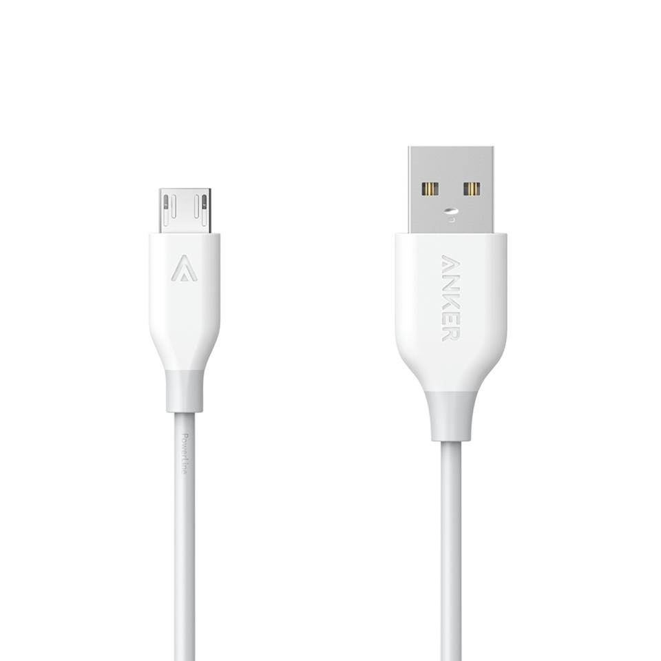 Dây Cáp Sạc Micro USB Anker PowerLine 0.9m - A8132 - Hàng Chính Hãng