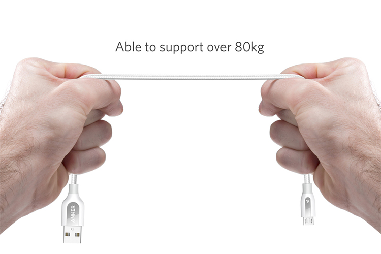 Dây Cáp Sạc Micro USB Anker PowerLine+ 0.9m - A8142 - Hàng Chính Hãng