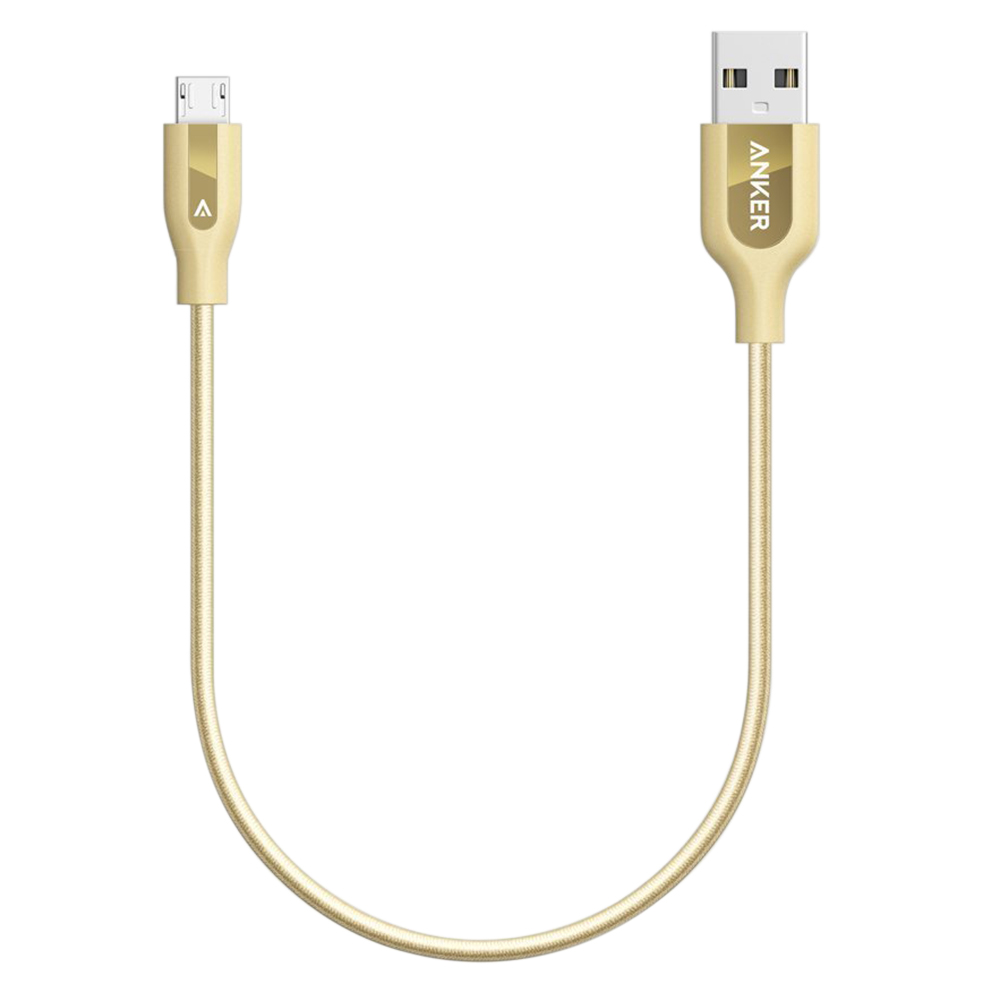 Dây Cáp Sạc Micro USB Anker PowerLine+ 0.3m - A8141 - Hàng Chính Hãng