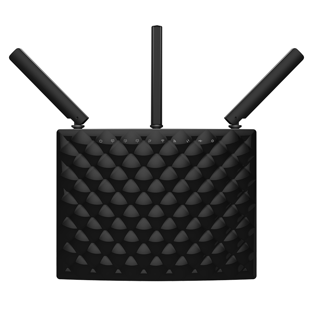 Bộ Phát Sóng Wifi Router Băng Tầng Kép AC1900 TENDA AC15 - Hàng Chính Hãng