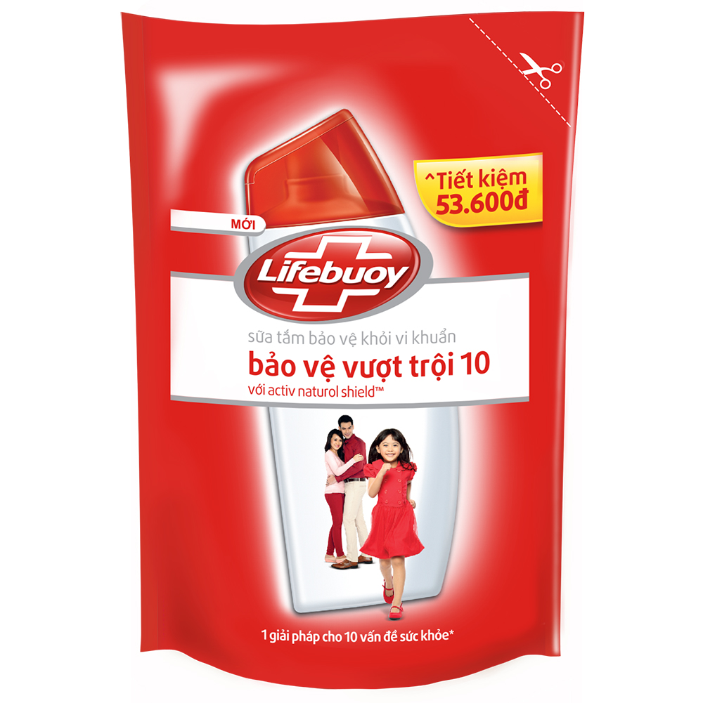 Sữa Tắm Lifebuoy Bảo Vệ Vượt Trội Túi (850g) | Tiki