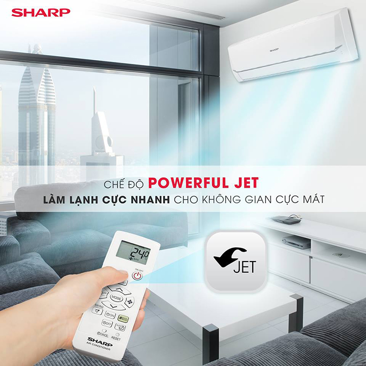 Điều Hòa Inverter Sharp AH-X9STW (9.000 BTU) - Hàng Chính Hãng