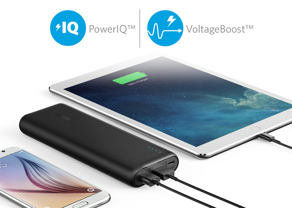 Pin Sạc Dự Phòng Anker PowerCore 20100mAh - A1271H11 / A1271011 - Hàng Chính Hãng