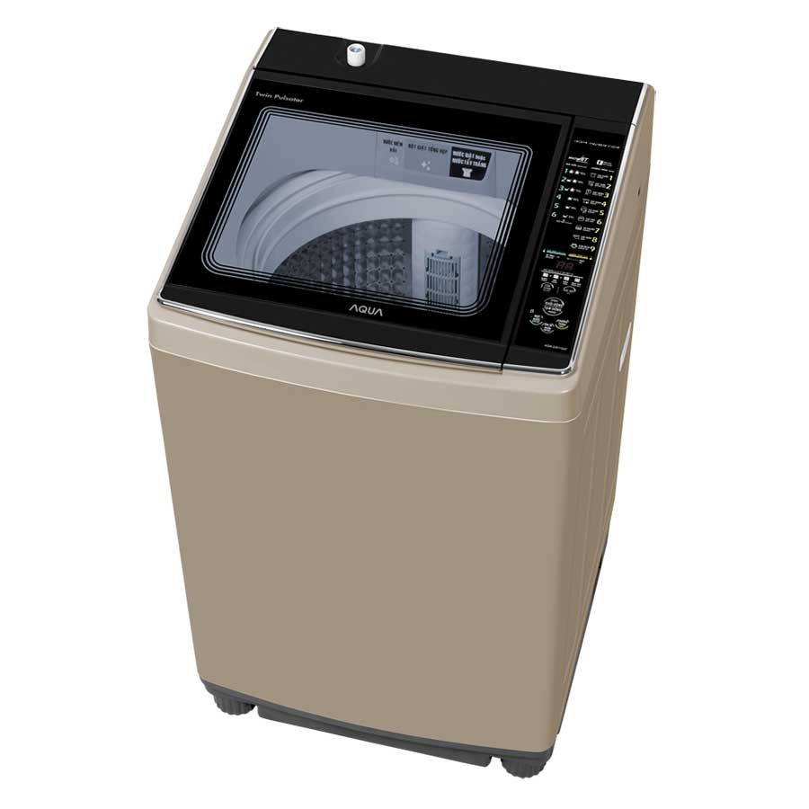 Máy Giặt Cửa Trên Inverter Aqua AQW-DW115AT-N (11.5Kg) - Vàng Kim - Hàng Chính Hãng