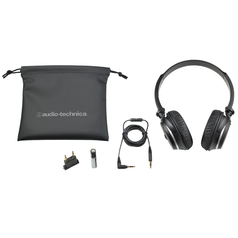 Tai Nghe Chụp Tai Audio Technica ATH-ANC25 Noise Canceling - Hàng Chính Hãng