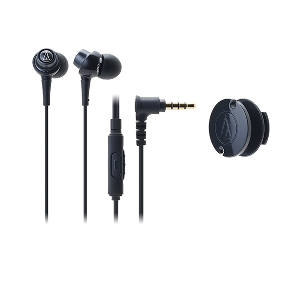 Tai Nghe Nhét Tai Audio Technica ATH-CKL203iS (Đen Trắng) - Hàng Chính Hãng