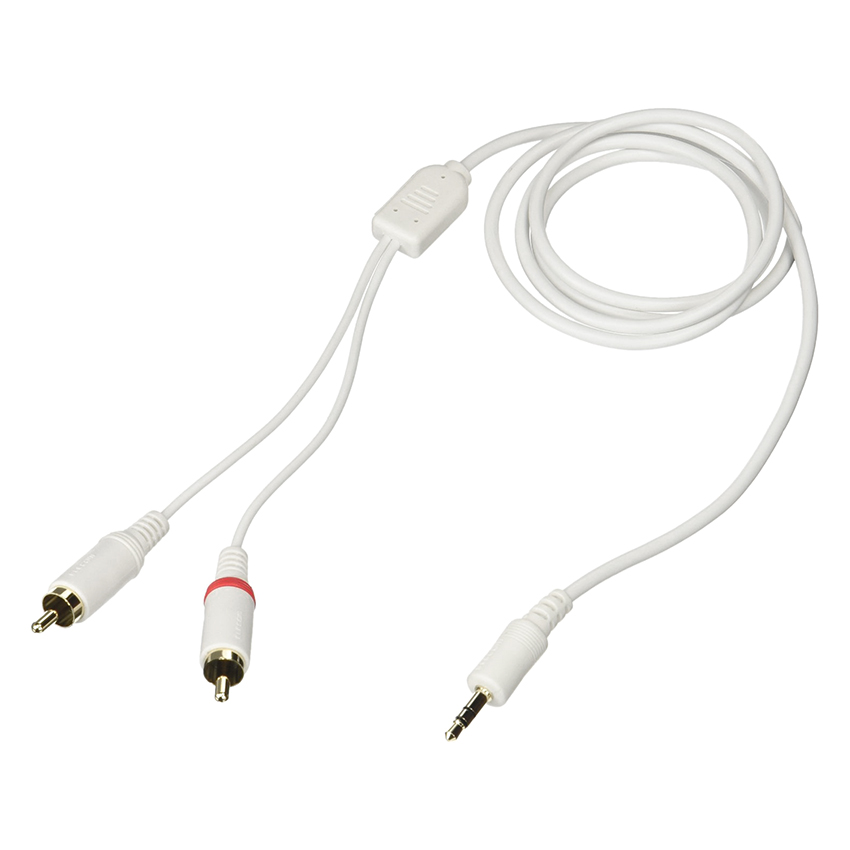 Dây Cáp Audio 1m Elecom AVD-IPCLR1WH - Trắng