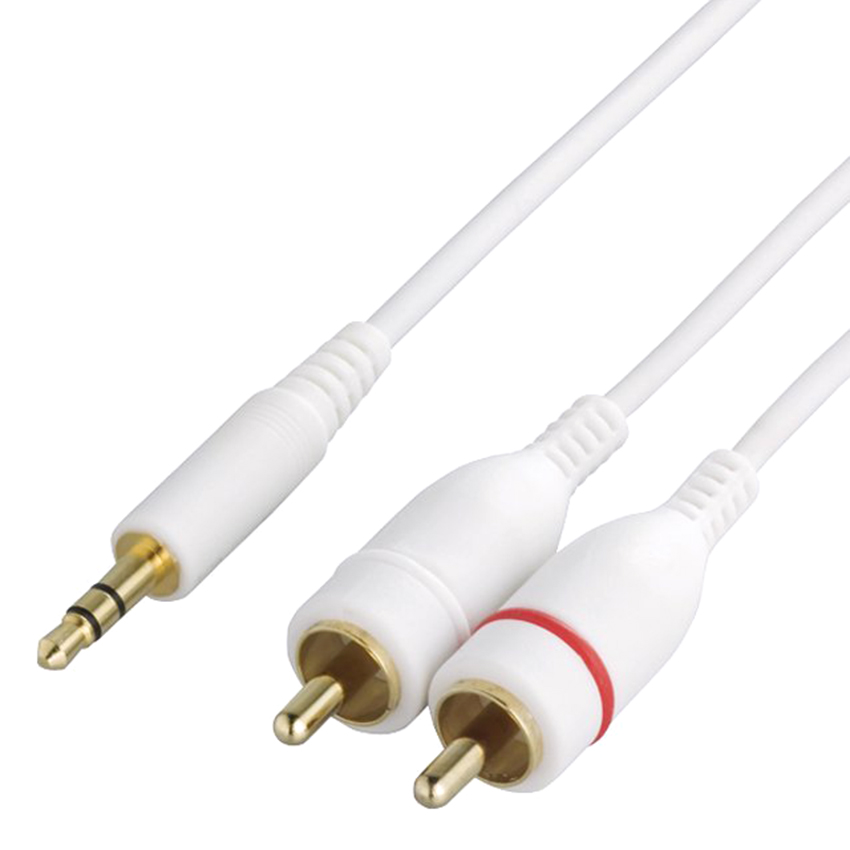 Dây Cáp Audio 1m Elecom AVD-IPCLR1WH - Trắng