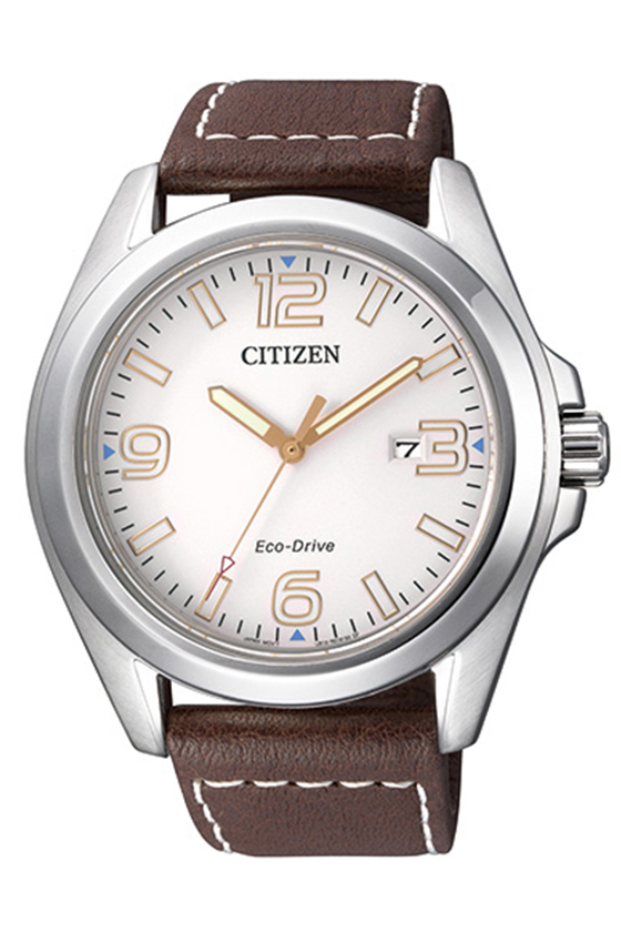 Đồng hồ nữ Citizen mặt tròn dây da AW1430-01A