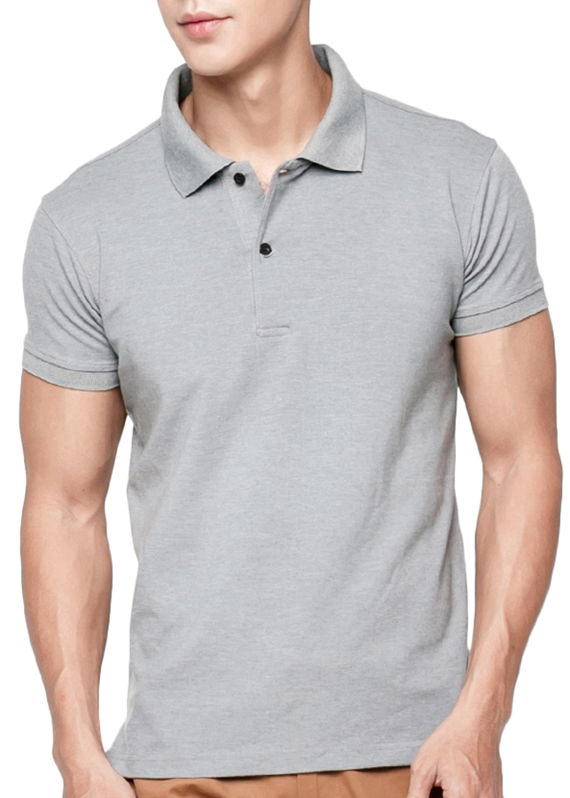 Áo Thun Nam Polo EnVyMEN AXL002 - Xám Nhạt Size M