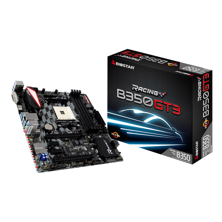 Bo Mạch Chủ Mainboard Biostar B350GT3 - Hàng Chính Hãng