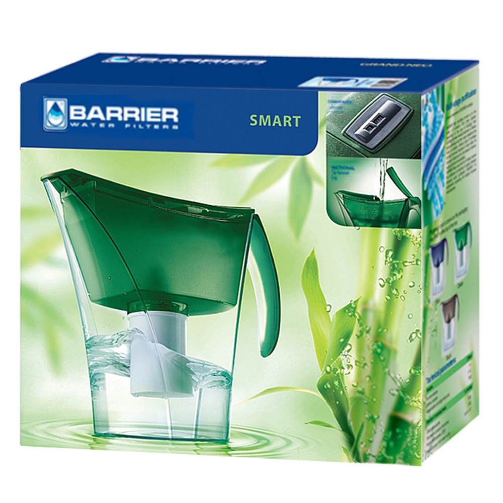 Bình Lọc Nước Barrier Smart BA-SMT-G (3.5 lít) - Màu Xanh Lá