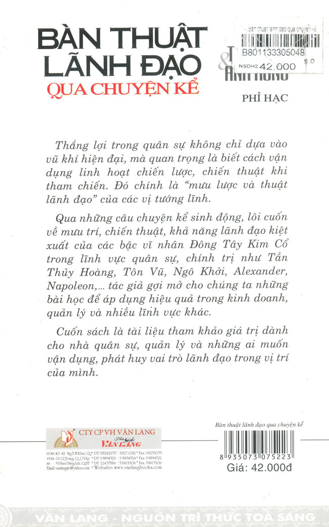 Bàn Thuật Lãnh Đạo Qua Chuyện Kể