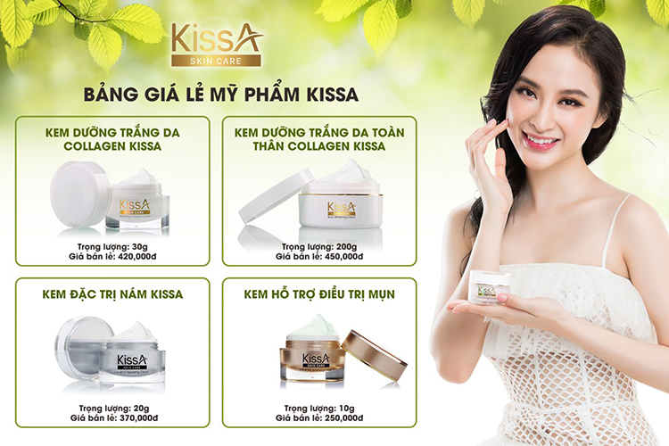 Kem Dưỡng Trắng Da Collagen Kissa (30g)