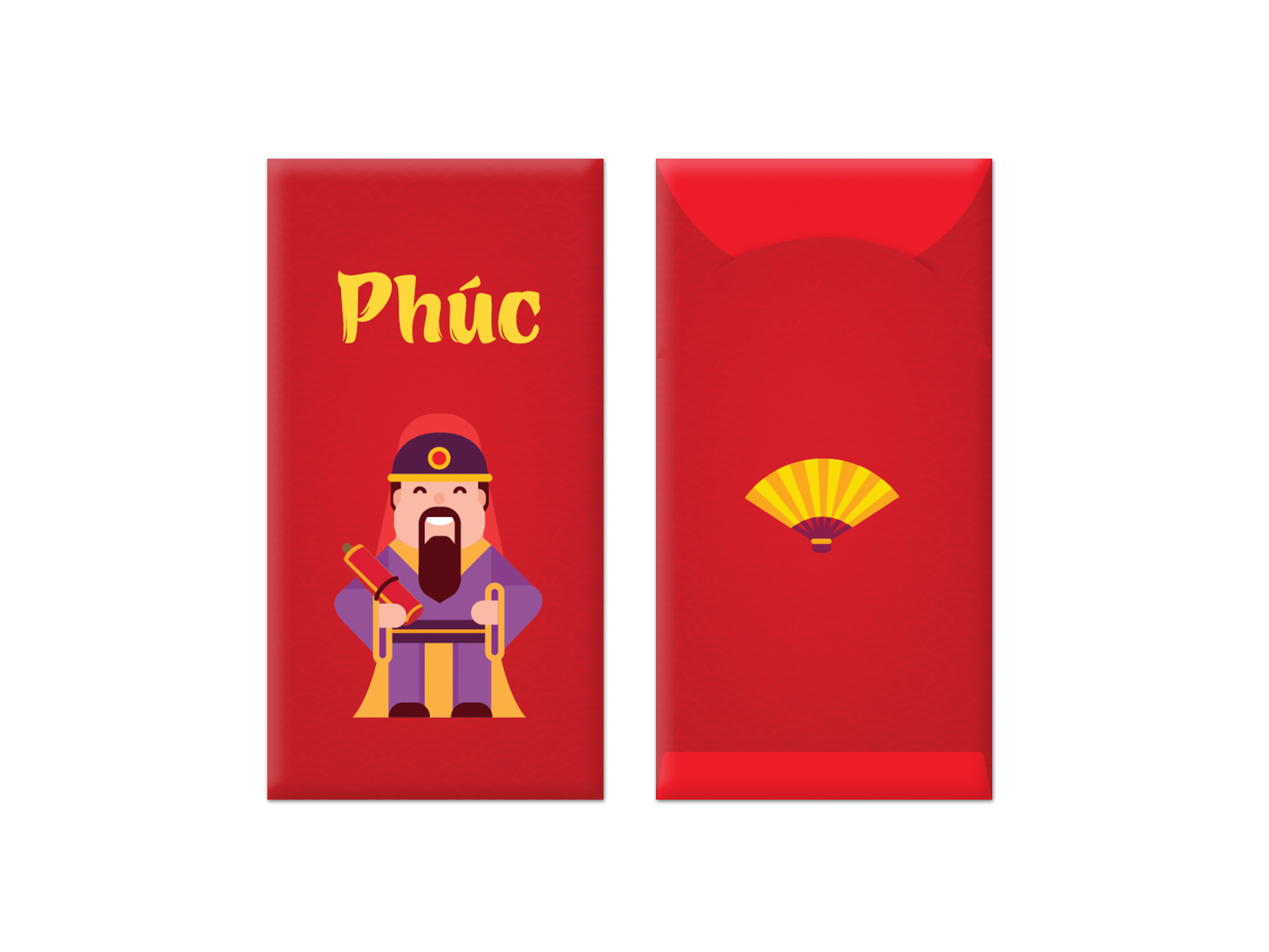 Bao Lì Xì SDstationery - Phúc Lộc Thọ (Lốc 6)