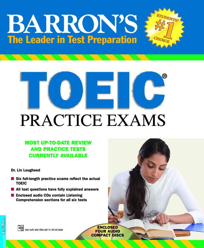 Baron's TOEIC Practice Exams (Sách + 4CD)